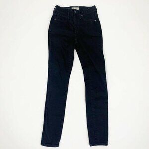 Madewell Size 25 Women’s Black 9" high rise skinny